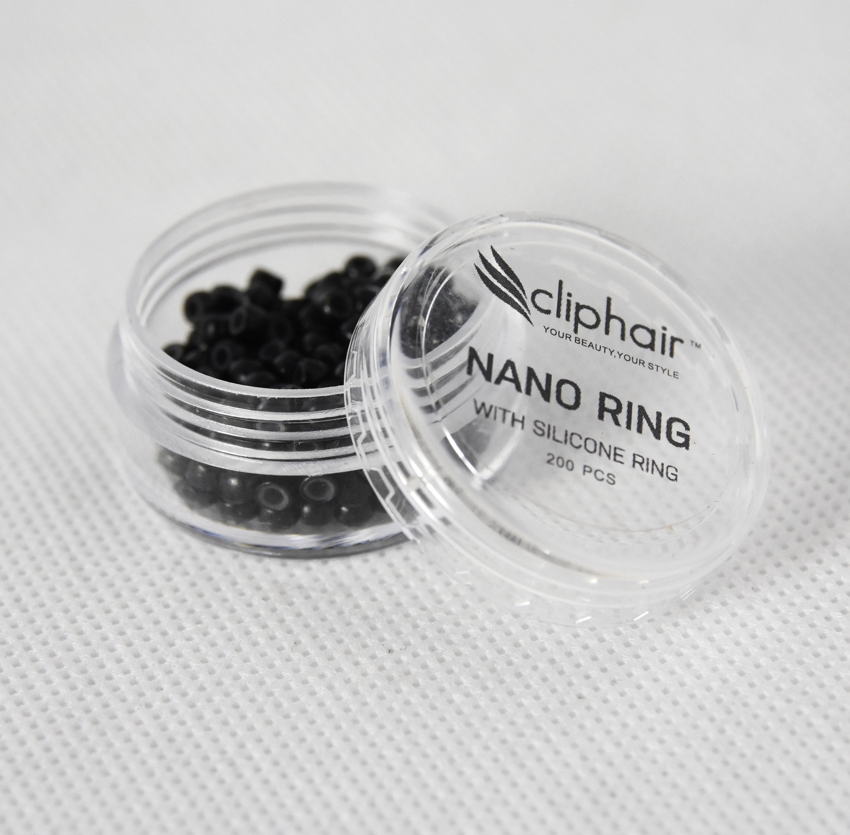 SILICONE LINED NANO RINGS/BEADS -200 Pack | Cliphair UK