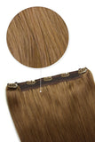 Light Auburn (#30) Quad Weft Clip In One Piece Hair Extensions