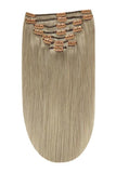 Full Head Remy Clip in Human Hair Extensions - Silver Sand (#SS)