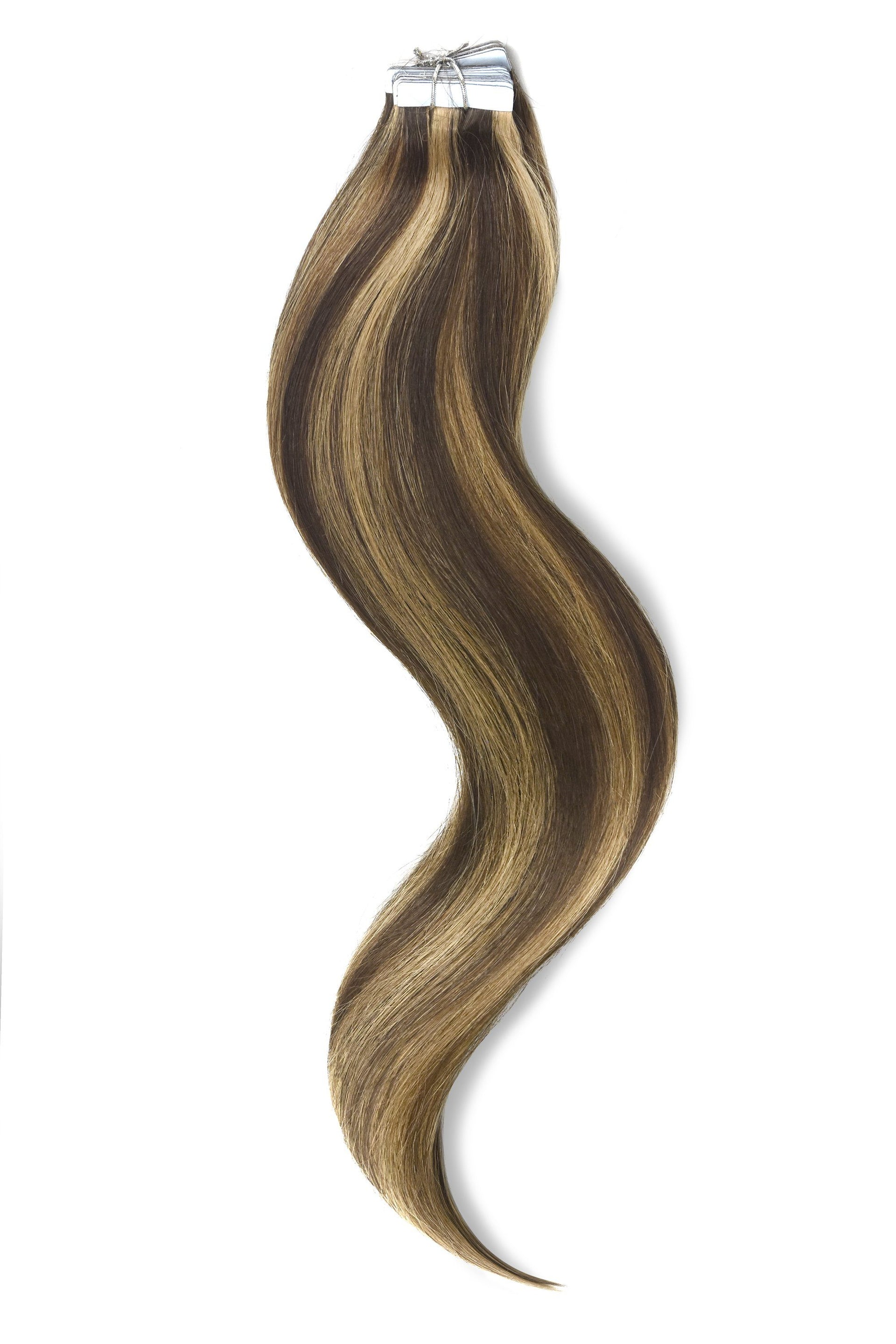 Chocolate Honey Tape Hair Extensions