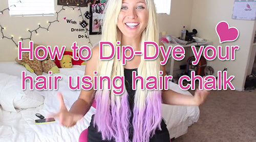 How to dip-dye your hair?