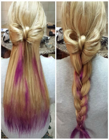 bow inspired hairstyles